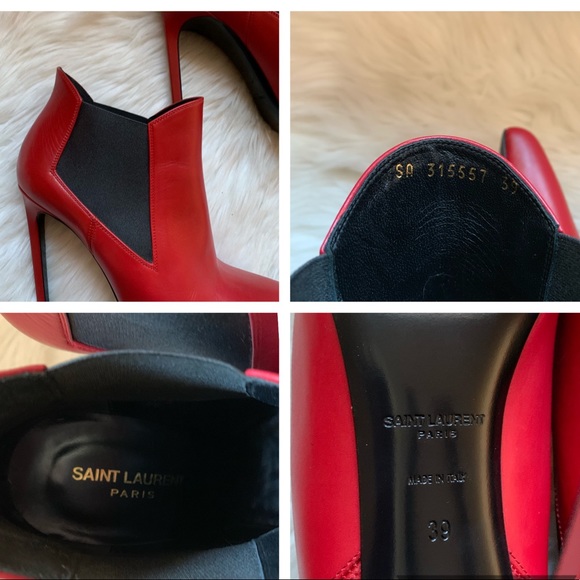 ⭕️SOLD⭕️ SAINT LAURENT Classic Paris 80 Booties - Picture 8 of 8